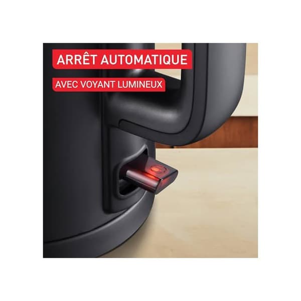 Elkoker - TEFAL - KO1408E0 - 1,5L - Svängbar bas 360° - Dubbel isolering