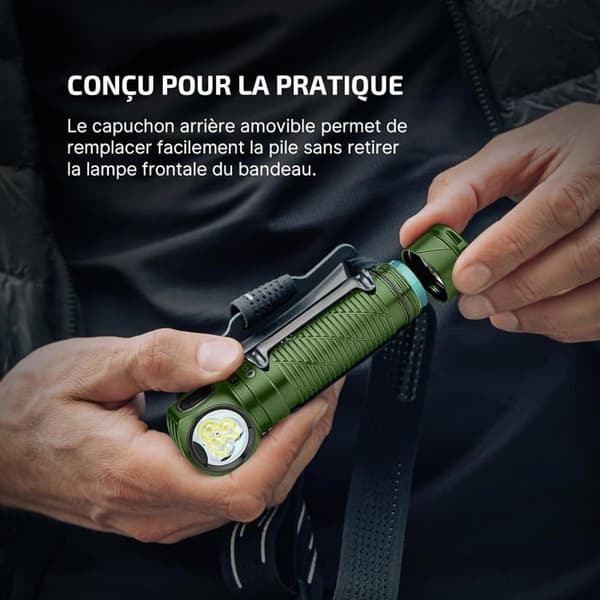 OLIGHT Perun 3 Rechargeable 3000 LM Vattentät IP68 Grön