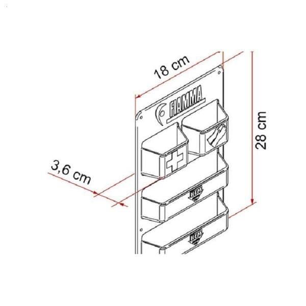 Förvaring POCKET KASSETT Fiamma
