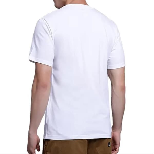 Vit T-shirt Herr Converse Dotd