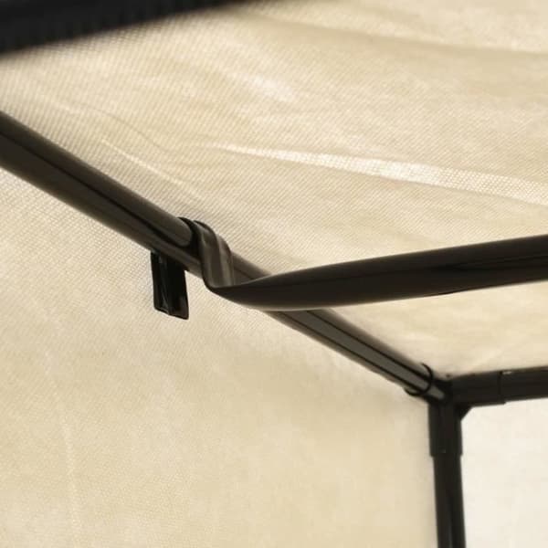 vidaXL 2 st Garderober Kräm 75x50x160 cm