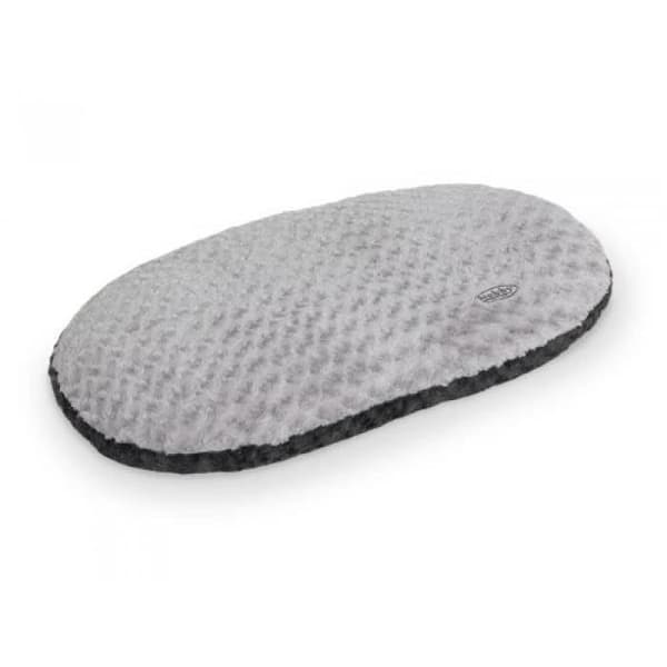 Nobby oval djurkudde Seoli 47 x 31 cm — Mörkgrå / Ljusgrå