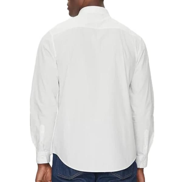 Vit Skjorta Herr Calvin Klein Jeans Poplin