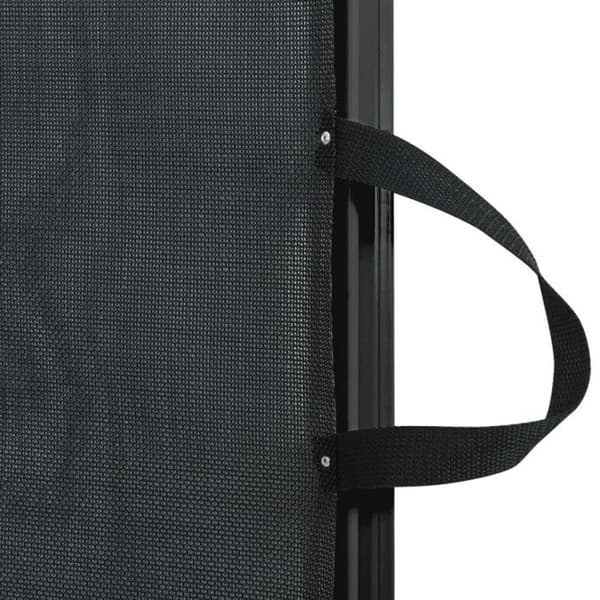 Fällbar dörr - Svart - 82,5x125 cm - Textilène - Säkerhet för hundar