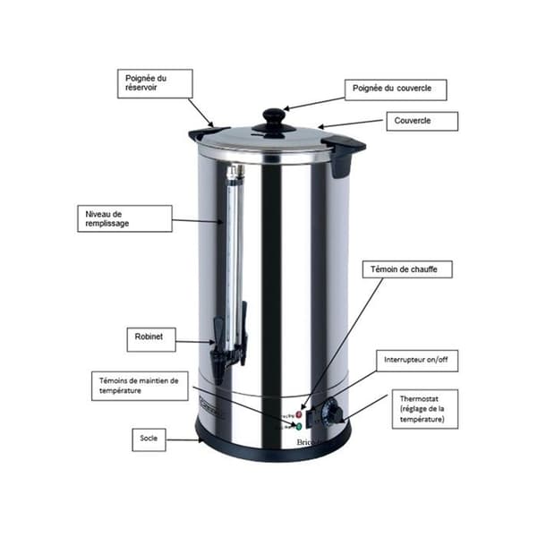 Vattenkokare 6,8l - Casselin