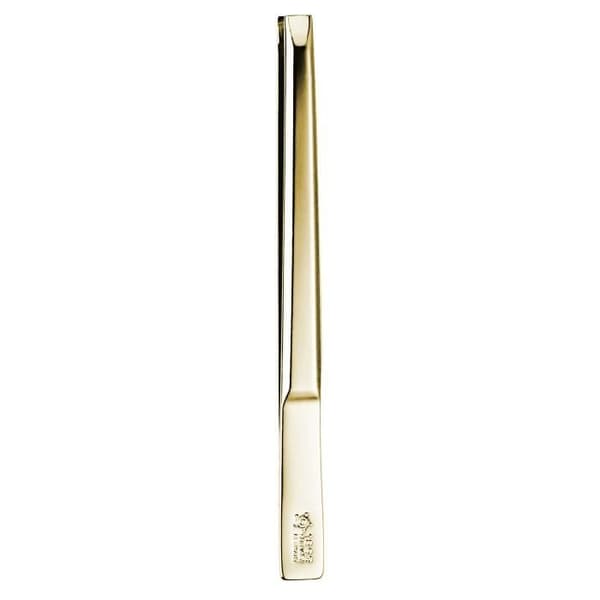 Pfeilring rak pincett 8 cm stål guld