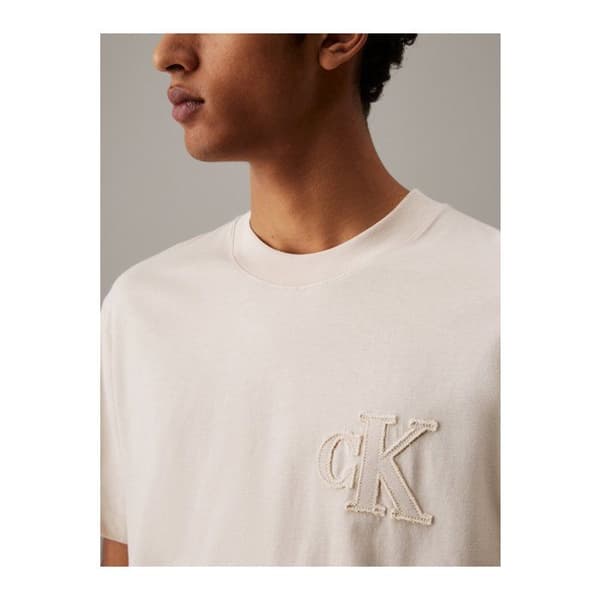 T-shirt MC i bomull med logo - Calvin Klein.