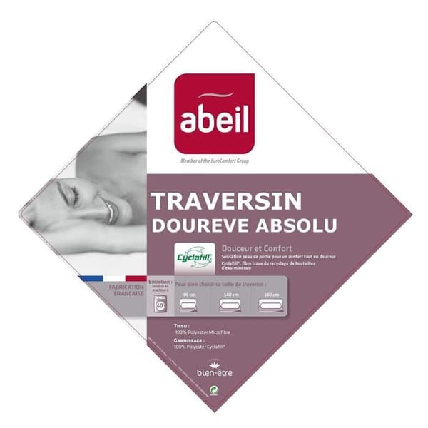 Bolster - Abeil - Dourêve Absolu - Polyester - 160 cm - Oeko-Tex certifierad