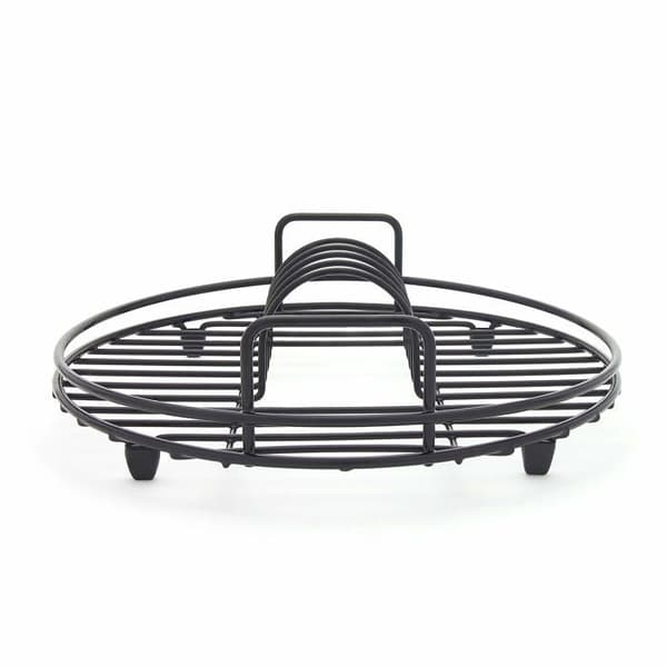 Diskställ - SIMPLYWIRE - Cirkulär - Svart Stål - Modern Design - Kompakt