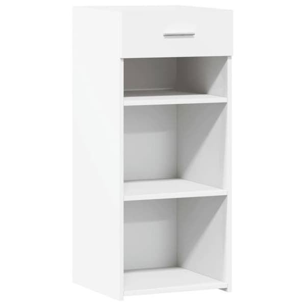 vidaXL Buffé vit 40x42,5x93 cm ingenjörsträ 846313