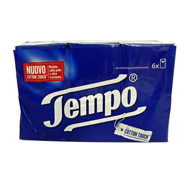 TEMPO Näsdukar * 6 stycken - Pappersnäsdukar