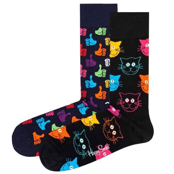 Happy Socks Strumpor Mix - ,Paket med 2,2-Pack Klassiska Crew