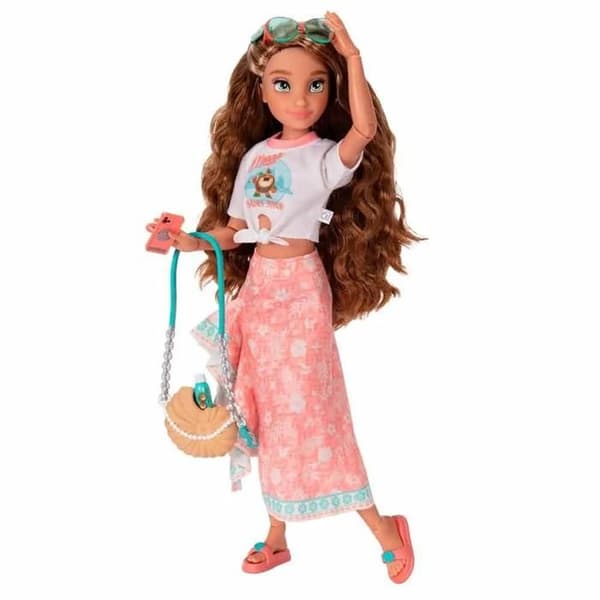 Docka - JAKKS PACIFIC - Vaiana Ily - 13 artikulationer - Implanterat hår - Tillbehör ingår