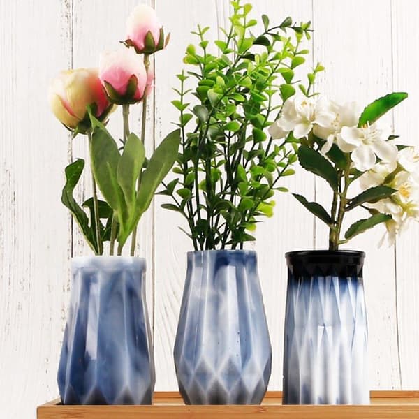 Cayway silikonformar för resin - 3 vasformar + 2 små krukor, CA210454