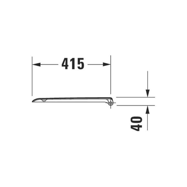 Standard toalettsits D-CODE Compact - DURAVIT - 67310099