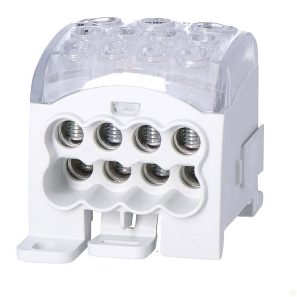 Universell distributionsblock SUB 270 Al/Cu 82070 SIMBLOCK, grå