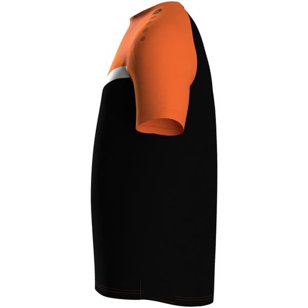 Barntröja Jako Iconic - svart/fluorescerande orange