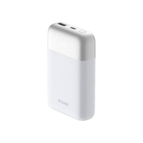 Powerbank D-Link DPP-101 10000 mAh Vit Snabbladdning USB-C Avancerat skydd
