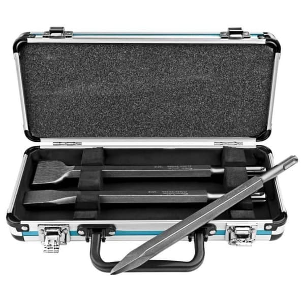 Makita 3-delad mejselsats, silver