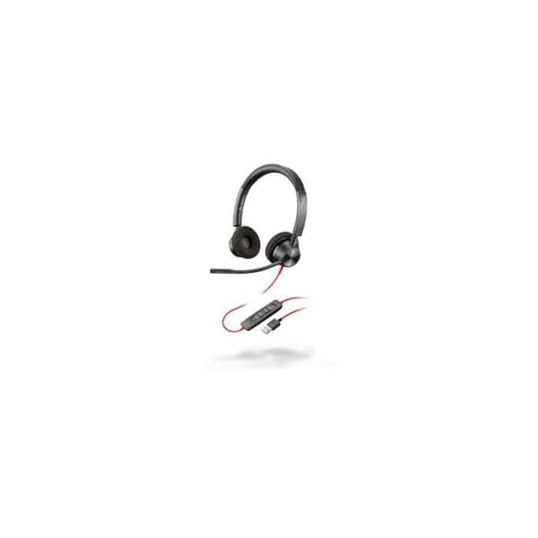 Hörlurar - PLANTRONICS - Blackwire 3320 - Trådad - USB Typ A - Svart