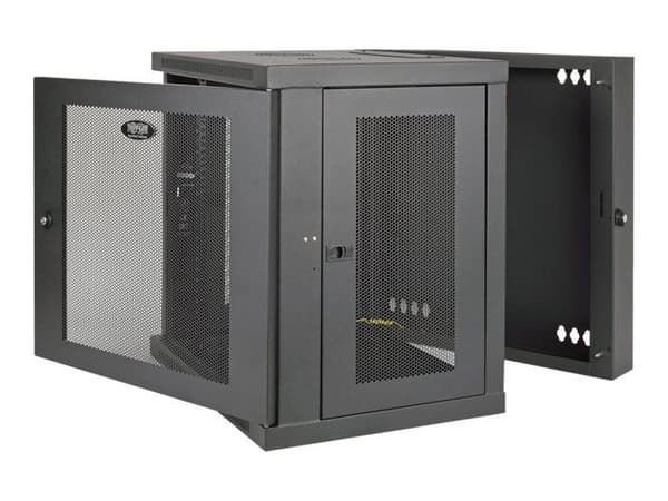Rackskåp - TRIPPLITE - SRW10US - 10U - Väggmontering - Svart - Förstärkt säkerhet