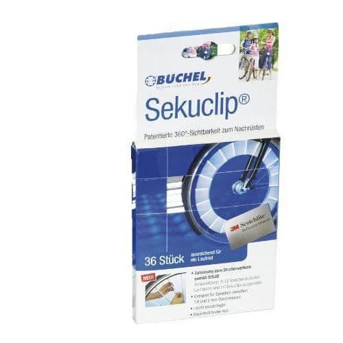 Reflektorer för strålar - Büchel - Seku Clips - Silver - Scotchlite - Tüv Süd