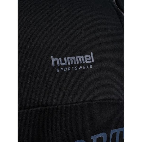 Oversize halvdraget sweatshirt Hummel - svart/ebony