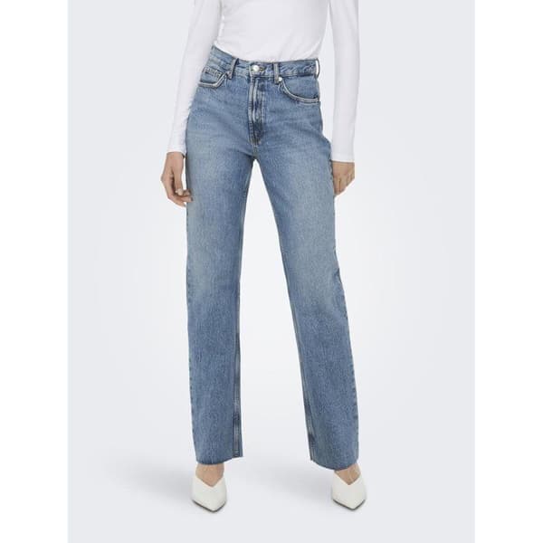 Jeans dam Only Riley Life - medelblå denim