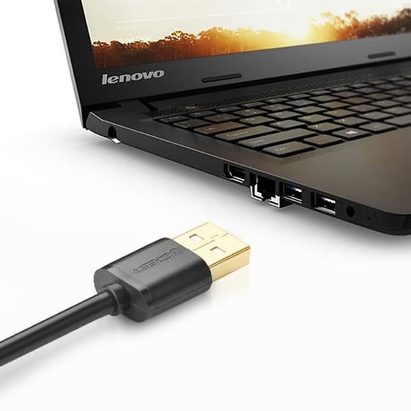 USB förlängningskabel - UGREEN - 2M - Svart - USB 2.0 - 480 Mbit/s