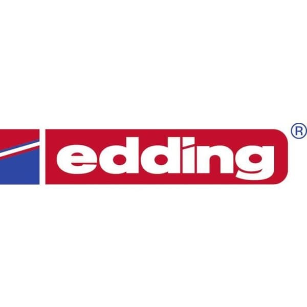 Marqueur för glas - EDDING - e-95/4S - Gul, Ljusblå, Rosa, Vit - 1.5 mm, 3 mm