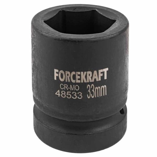 Djup hylsa impact 1" 33 mm 6 punkter