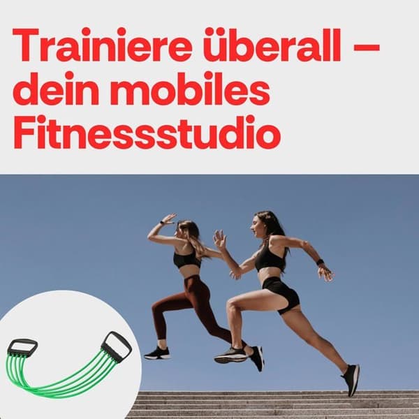 Träningsresistans - Elastikon Expander IV - 25–125 kg - 6 intensiteter - Säkerhetsklipp