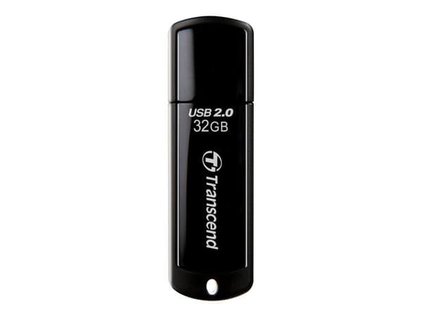 Transcend JetFlash 350 - USB-minne 2.0 32 Go (Svart)