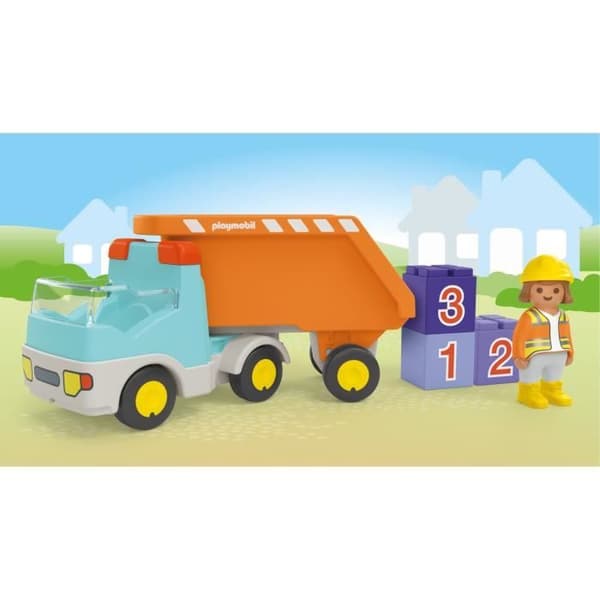 PLAYMOBIL Junior 71685 Dumper, Från 12 månader