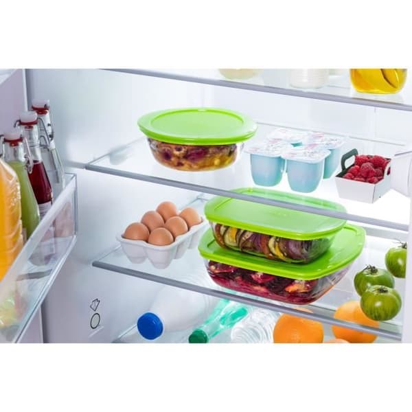 PYREX - COOK&STORE - Rektangulärt glasfat med lock 23*15 cm