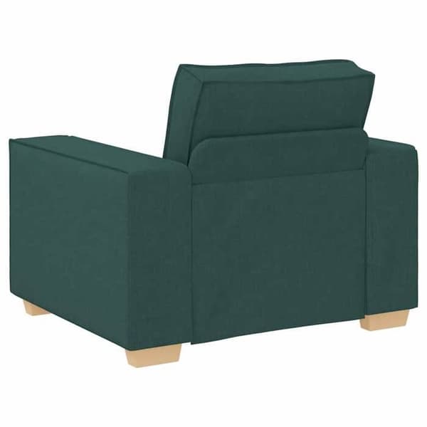 Mörkgrön Fåtölj Soffa 60 cm Tyg