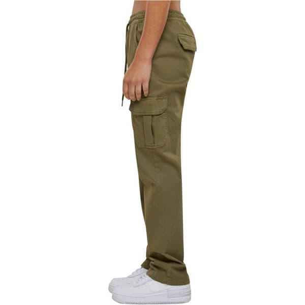 Urban Classics Dam - Hög Midja Twill Cargo Byxor