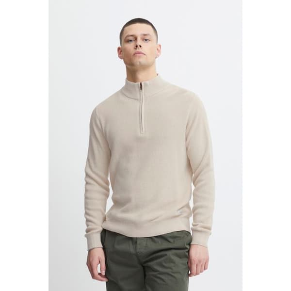 Pull 1/2 zip Blend Codford - Grå - XL