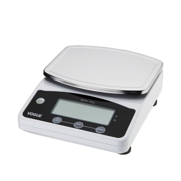 Digital våg i rostfritt stål 3 Kg / 0,5 g