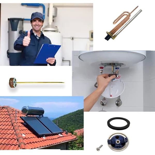 Elvärmeset | Motstånd 2000 W, Termostat, Magnesiumanod