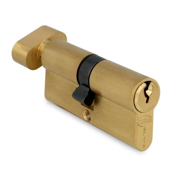 AMIG | Cylinder 9460 BUTTON | 70 (35-35) | Messing | Matt