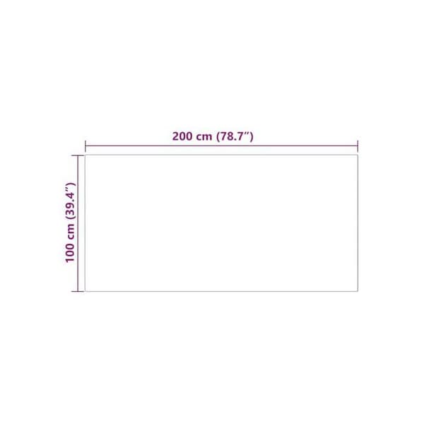 Fuskpälsmatta - vidaXL - 100x200 cm - Vit - Polyester - Super mjuk - Rektangulär - Känsla av värme