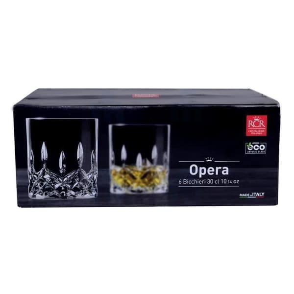Verre - Opera - 30cl - Svart - Diskmaskinssäker - Platt glas