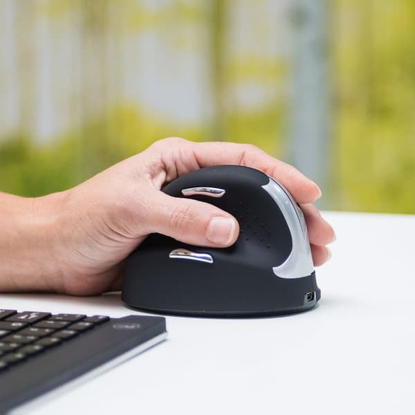 R-Go HE Break (medelmodell, anslutningar, 3 i 1 Bluetooth/2,4 GHz/USB)