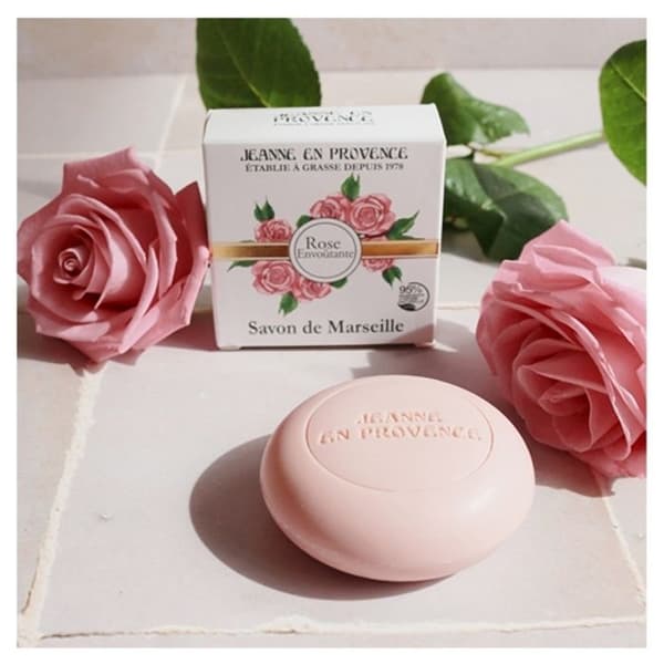 Jeanne i Provence Fast Tvål Fängslande Ros