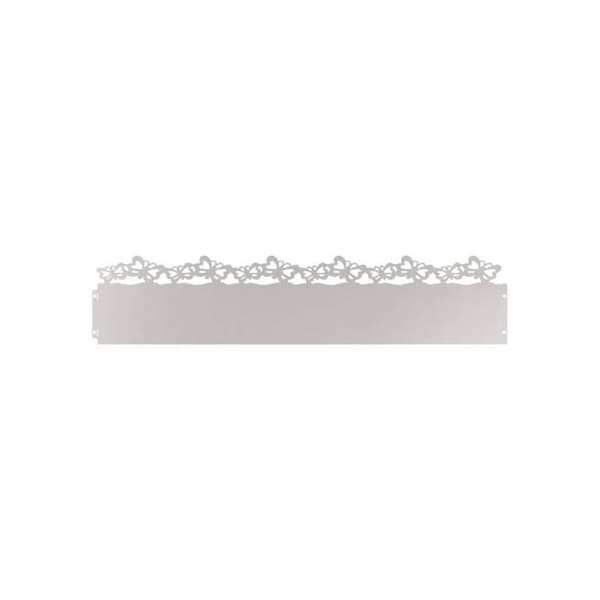 Gräsmattskant i rostfritt stål - vidaXL - Silver - 103x0,05x22 cm - 10-pack - Hållbar