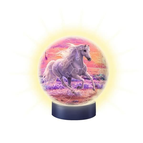 Pussel - RAVENSBURGER - Ravensburger 00.011.843 - 72 bitar - Häst - Diameter 15 cm