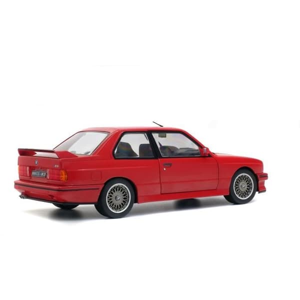 Skala modell - BMW - E30 M3 - Röd - 1/18 - Interiör - Mixad