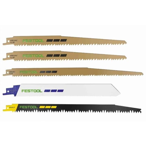 FESTOOL RS-Sort sabelsågblad för RSC 18 - set med 5 blad - 577496
