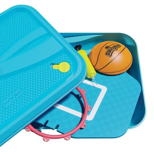 Swingball JUNIOR basketkorg i blå metall